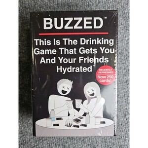 Buzzed The Drinking Game That Gets You and Your Friends Hydrated NEW SEALED C